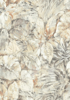 R118118 Обои Grandeco (FLORA) (1*6) 10,05х1,06 винил на флизелине