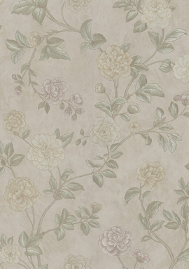 Z66801 Обои Zambaiti (Satin Flowers IV) (1*12) 10,05х0,53 винил на флизелине