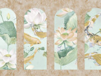Z66867 Панно Zambaiti (Satin Flowers IV) (1*1) 5,10х3 винил на флизелине