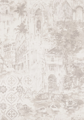 KM6601 Обои Kerama Marazzi (Reflection/Azulezu/Impression/Jungle/Exotik/Oasis) (1*4) 10,05*1,06 винил на флизелине