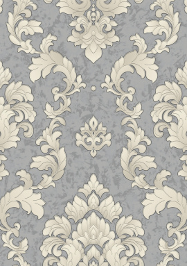 R117123 Обои Grandeco (FLORA) (1*6) 10,05х1,06 винил на флизелине