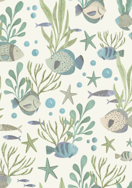 LD 3309 Обои Grandeco (Little Dreamers) (1*12) 10,05х0,53 винил на флизелине