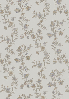 Z66856 Обои Zambaiti (Satin Flowers IV) (1*12) 10,05х0,53 винил на флизелине