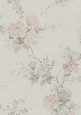 Z66857 Обои Zambaiti (Satin Flowers IV) (1*12) 10,05х0,53 винил на флизелине