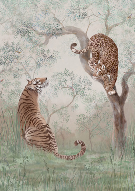 97795 Панно Marburg (Trace) (1*6) 2,70 x 2,12 винил на флизелине