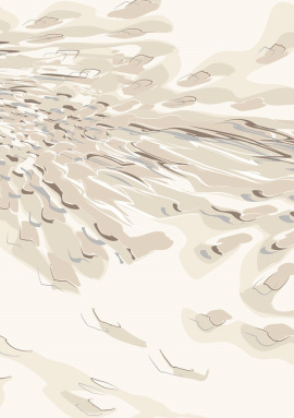 46306 Панно Marburg (Zaha Hadid Hommage) (1*1) 2,20 x 6,00 винил на флизелине